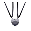2 Pcs/Set Astronaut Heart Couple Magnetic Necklace For Women Paired Pendants Chain Choker Lover Valentine's Day Jewelry Gift