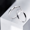 2 Pcs Sun Moon Lover Couple Rings Simple Opening Ring For Couple Men Women Wedding Engagement Promise Valentine's Day Jewelry
