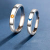 2 Pcs Sun Moon Lover Couple Rings Simple Opening Ring For Couple Men Women Wedding Engagement Promise Valentine's Day Jewelry