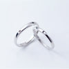 2 Pcs Sun Moon Lover Couple Rings Simple Opening Ring For Couple Men Women Wedding Engagement Promise Valentine's Day Jewelry