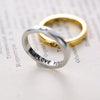 2 Pcs Sun Moon Lover Couple Rings Simple Opening Ring For Couple Men Women Wedding Engagement Promise Valentine's Day Jewelry