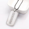 2 color Battlefield 1 Game Limited Edition Dog Tag Cos necklace double pendant