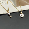 2 pcs/lots Lock Key Necklace For Women Delicated Popular Pendant Necklace Friendship Necklace Neck Jewelry