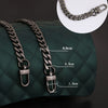 20/100/120cm Metal Chain DIY Replacement Shoulder Bag Strap Chain Gold/Silver/Black Handles Handbag Purse Bag Accessories