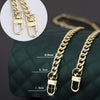 20/100/120cm Metal Chain DIY Replacement Shoulder Bag Strap Chain Gold/Silver/Black Handles Handbag Purse Bag Accessories