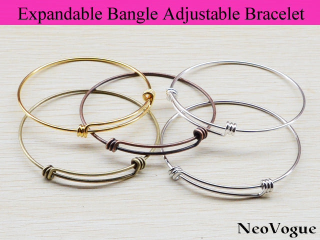 Expanable-Bracelet-Bangle-Adjustable-Charm-Bracelet-Blank-Expandable-wire-bracelet-Expandable-Wire-Bangle-Bracelet