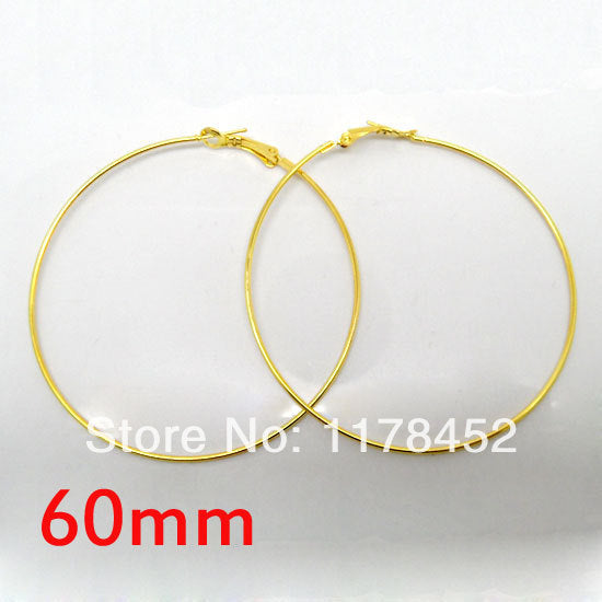 20-Pcs-Gold-Plated-Basketball-Wives-Earring-Hoops-Dangle-Drop-60mm-Dia-W01608-X-1