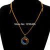 2015 and Fine Jewelry Ying Yang art picture leather Necklace Tai Chi sun and moon gift for women men jewelry   L 522