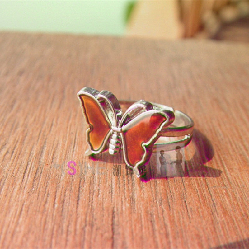 2016  Mood Rings For Women Change Color Temperature Emotion Feeling Mood Ring Birthday Gift for Kids Holiday Party