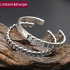2020 925 Sterling Silver Bangle Men Jewelry Weaving hollow Opening Indian Bracelet Bangle Women Gift Fine Jewelry B1