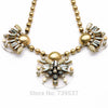 2021 Created Gem Stone Jewelry Gold Color Bead Chains Necklace From Chic