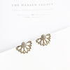 2020 Crystal Flower Stud Earrings For Women fashion Jewelry gold sliver Simple design Rhinestones Earring jewelry e0400