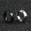 2017  Charm Jewelry ring men stainless steel Black Rings For Women