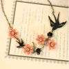2020 Hot Fashion Charm Alloy Jewelry Necklace Gift Pendant Weeding Flower For Women Bird Trendy Fine Girl Collares