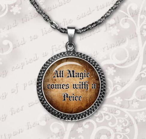 2020 Limited Collier Once Upon A Time Jewelry All Magic Comes With Price Quote Necklaces Pendant Glass Dome Necklace HZ1