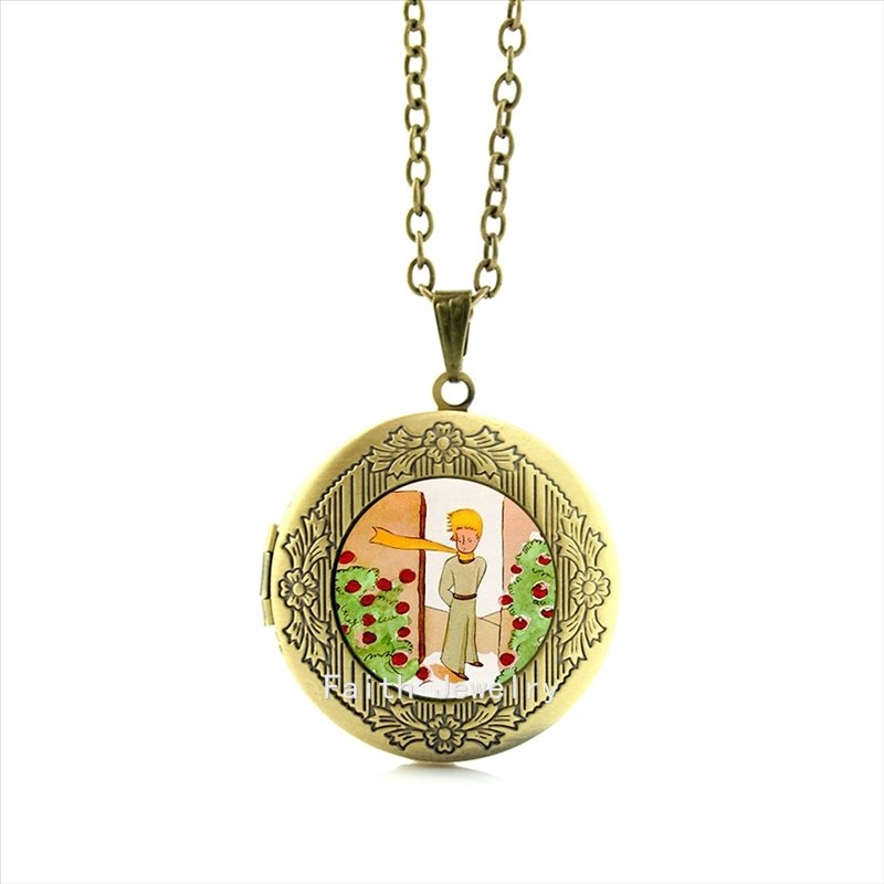 2020 Limited Collares Collier Maxi Necklace The Exquisite Handicraft Little Prince Locket Necklace Jewelry For Women And Hh069