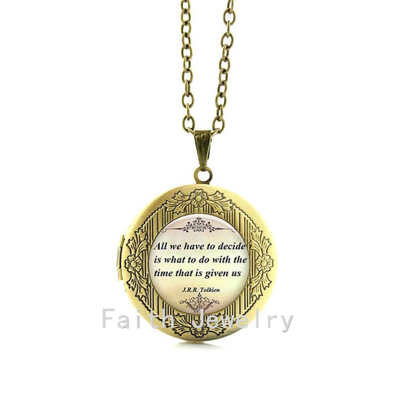 2020 Limited Collier Collares Quote Tolkien Necklace, Pendant Motivational Inspirational Jewelry Necklace Sacred Geometry N643
