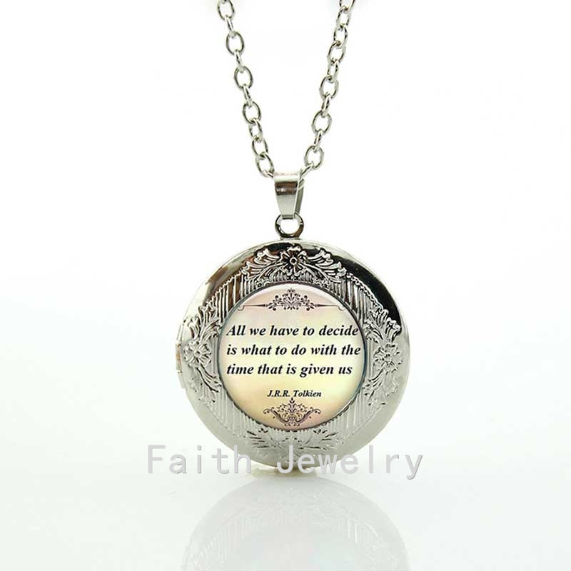 2020 Limited Collier Collares Quote Tolkien Necklace, Pendant Motivational Inspirational Jewelry Necklace Sacred Geometry N643