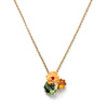 2020 Limited New Arrival Zi Alloy Jewelry Sets Enamel Flower Bird Necklace Bracelet Jewelry Set Daily Bijoux