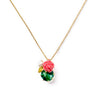 2020 Limited New Arrival Zi Alloy Jewelry Sets Enamel Flower Bird Necklace Bracelet Jewelry Set Daily Bijoux
