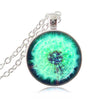 2020 Limited Real Collier Collares Pendant Necklace Dandelion Plated Chain Necklaces Glass Cabochon Natural Plant Jewelry HZ1