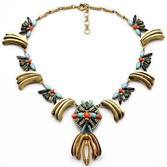 2014-Trendy-Vintage-Style-Punk-Necklace-Chunky-Pendant-Chain-Women-Personality-Fashion-Jewelry