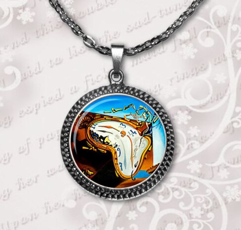 2020 Limited Rushed Zi Women Classic Maxi Necklaces Collares Collier Salvador Dali Necklace Pendant Glass Dome Jewelry HZ1