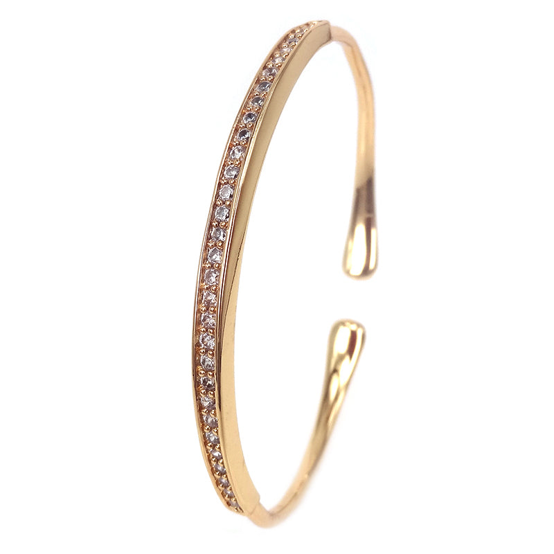 2020 Luxury Brands Wire Bangles Anil Arjandas Men Bangles Bracelet,Silver Color Men Cuff Bangles Clear CZ Open Bangle Jewelry