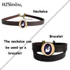 2021 Bioshock Infinite Necklace Bird Cage Choker With Pendant Glass Jewelry Leather Choker Necklace For Women