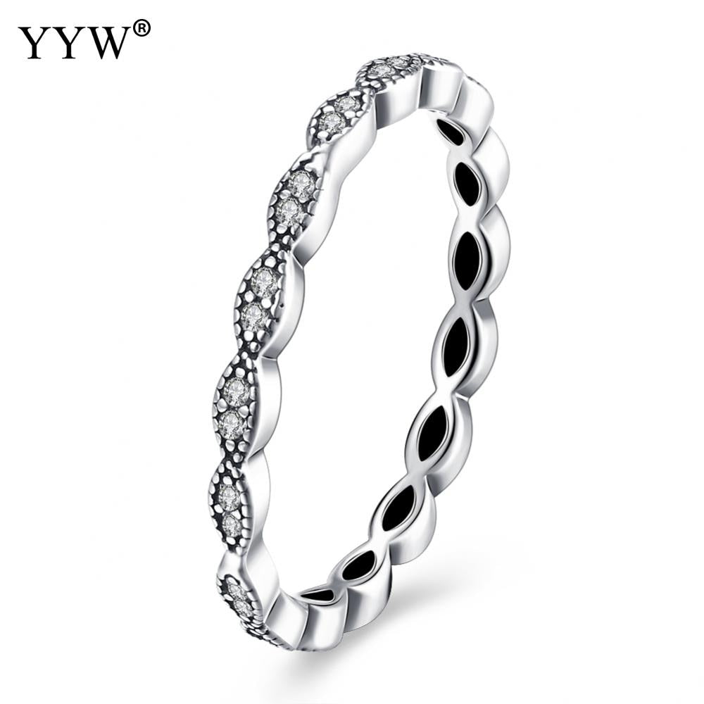 2020 NEW DESIGN Autumn Collection Genuine 925 Sterling Silver Finger Rings for Women Sterling Silver Jewelry Anel Knuckles