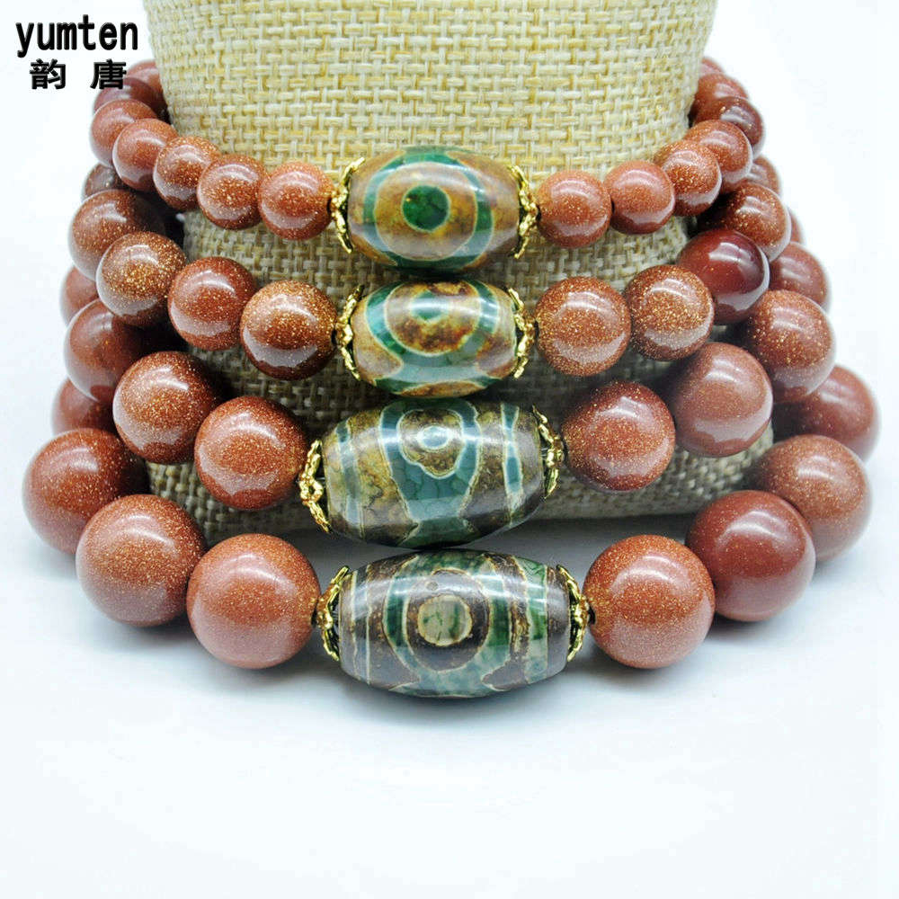 2020 Natural Crystal Onyx Red Dzi Achat Bettelarmband Uhr Edlen Schmuck Men Women Damen Edelstein Klassische Amethyst Ruby Beads