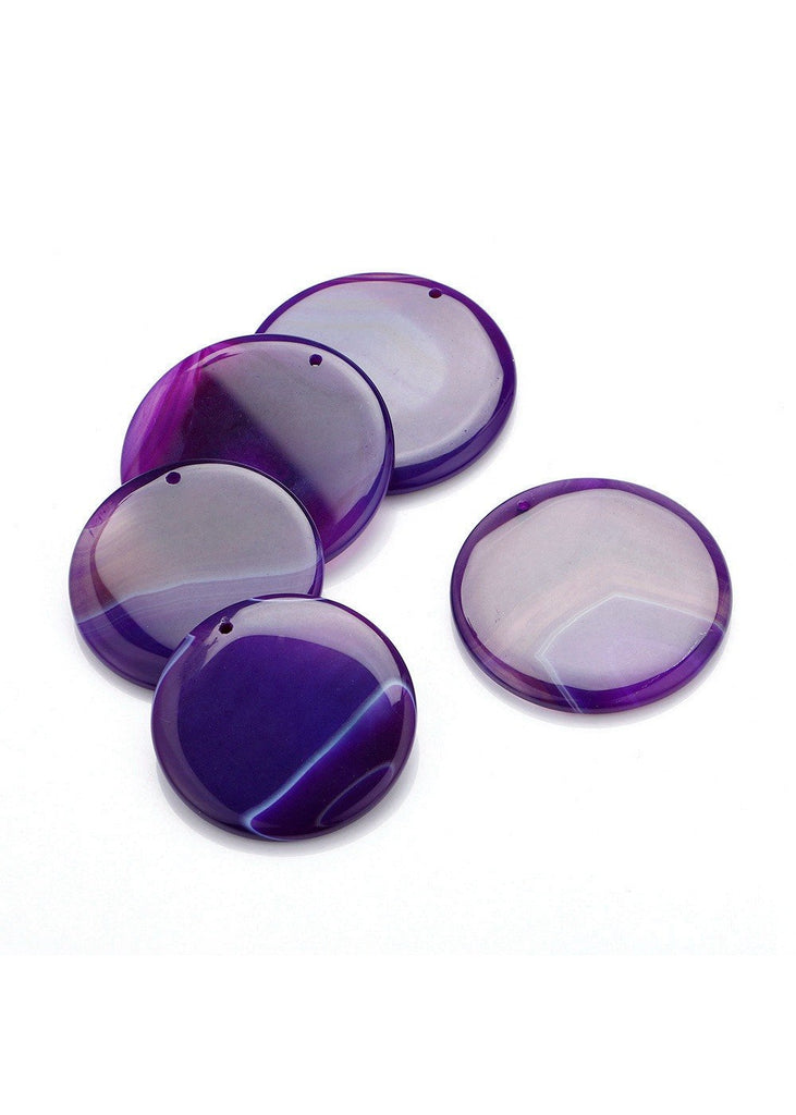 2020 Natural Gem Agate Pendant Long Necklace Sweater Chain Round Beads Necklace Pendants DIY Colorful Men Jewelry Charm Bead NEW