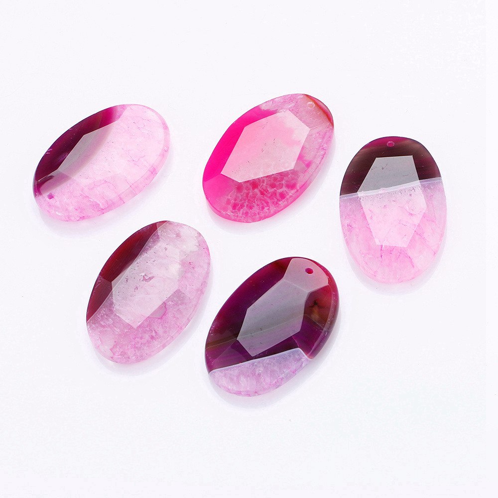 2020 Natural Red Agate Black Bead Long Necklace Women Slice Pendant Fine Men Jewelry Reiki Colorful Fashion Hot Sell Maxi Charms