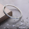 2020 New 7color really 925 sterling silver enamel CZ heart-shaped Fit Europe pan Bracelet For Women Jewelry Charm Bangle