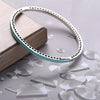 2020 New 7color really 925 sterling silver enamel CZ heart-shaped Fit Europe pan Bracelet For Women Jewelry Charm Bangle