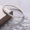 2020 New 7color really 925 sterling silver enamel CZ heart-shaped Fit Europe pan Bracelet For Women Jewelry Charm Bangle