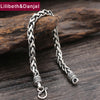 2020 New 925 Sterling Silver Friends Bracelet Men Jewelry 6mm Wide Rope Bangle Bracelet Women Gift Fine Jewelry B15