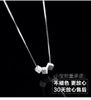 2021 s Silver Color Three Box Cube Necklaces Pendant For Women Fashion