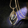 2020 New Fashion big crystal Multi layer geometry Accessories Pendant Necklace Fine Jewelry for women personality Sweater Chain