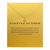 2020 New Gold Forever Summer Necklace Simple Cute Lovely Elegant Jewelry na