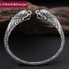 2020 New Punk Rock 925 Sterling Silver Bangle Men Jewelry Animal Dragon Opening Bracelet Bangle Women Gift Brand Fine Jewelry B8