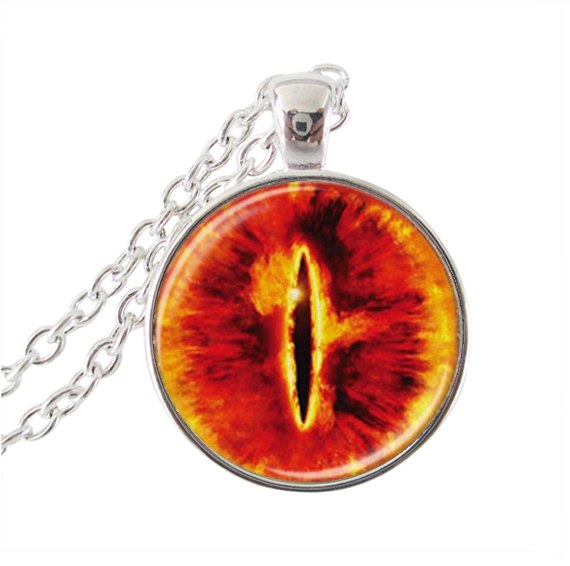 2020 New Sale Limited Collier Collares Dragon Eye Pendant Necklace Jewelry Lotr Statement Necklaces For Glass Dome Evil HZ1
