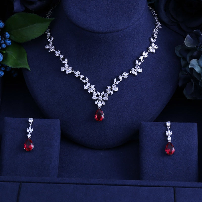 2020-New-Wedding-Costume-Accessories-Cubic-Zircon-Crystal-Bridal-Earrings-And-Rhinestone-Necklace-Jewelry-Sets-For