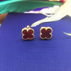 2020 New fashion 3 Colors Lucky Clover Stud Earrings For Women Rose gold/Gold/Silver Color Cute Earring Fashion Jewelry for Girl