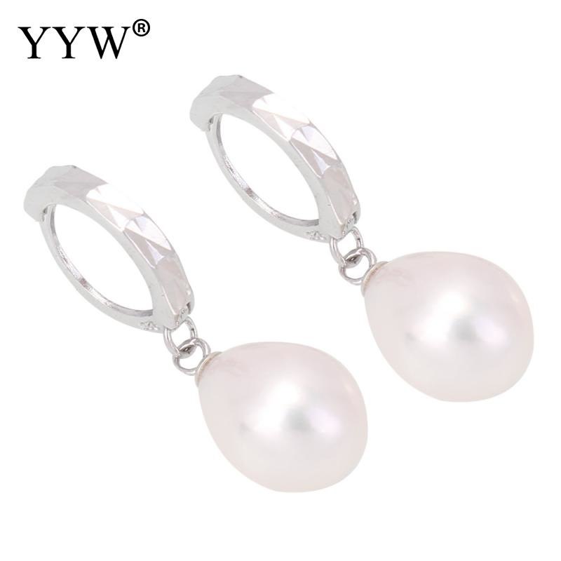 2020 Pearl Earrings Genuine Natural Pearl 925 Sterling Silver Earrings Pearl Jewelry For Wemon Wedding Gift