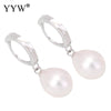 2020 Pearl Earrings Genuine Natural Pearl 925 Sterling Silver Earrings Pearl Jewelry For Wemon Wedding Gift