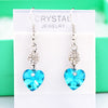 2020 Promotion Price!crystal Jewelry Ornaments Korea Charming Heart Doop Earrings Multicolor Earring for Women Hot Gift for Girl