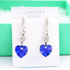 2020 Promotion Price!crystal Jewelry Ornaments Korea Charming Heart Doop Earrings Multicolor Earring for Women Hot Gift for Girl