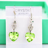 2020 Promotion Price!crystal Jewelry Ornaments Korea Charming Heart Doop Earrings Multicolor Earring for Women Hot Gift for Girl