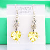 2020 Promotion Price!crystal Jewelry Ornaments Korea Charming Heart Doop Earrings Multicolor Earring for Women Hot Gift for Girl